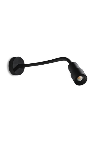 AZZARDO lampa ścienna LUMI FLEX czarna