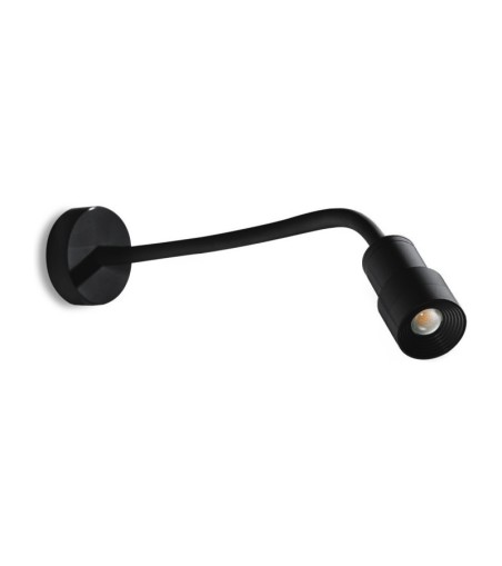 AZZARDO lampa ścienna LUMI FLEX czarna