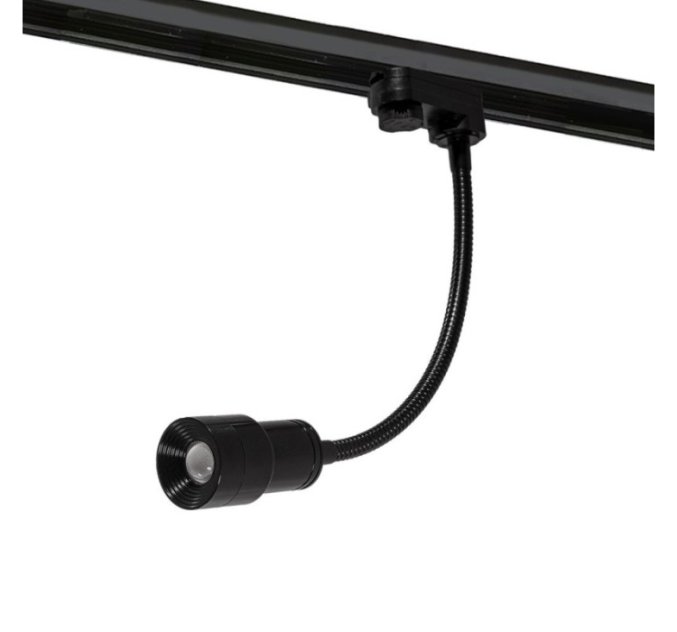 AZZARDO lampa szynowa LUMI FLEX 3LINE 5W  3000K czarna