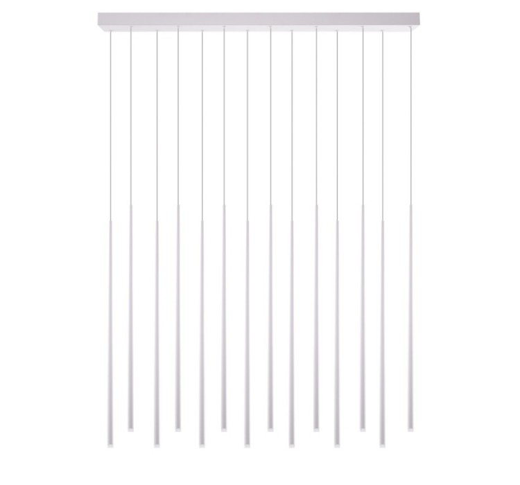 AZZARDO lampa wisząca LOUISE 14 biała