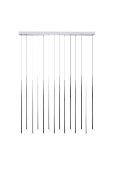 AZZARDO lampa wisząca LOUISE 14           chromowana