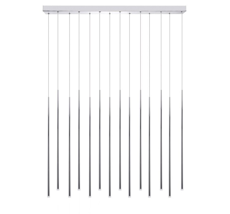 AZZARDO lampa wisząca LOUISE 14           chromowana