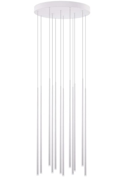 AZZARDO lampa wisząca LOUISE 12 biała