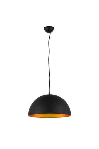 AZZARDO lampa wisząca MODENA 40 czarna    / złota