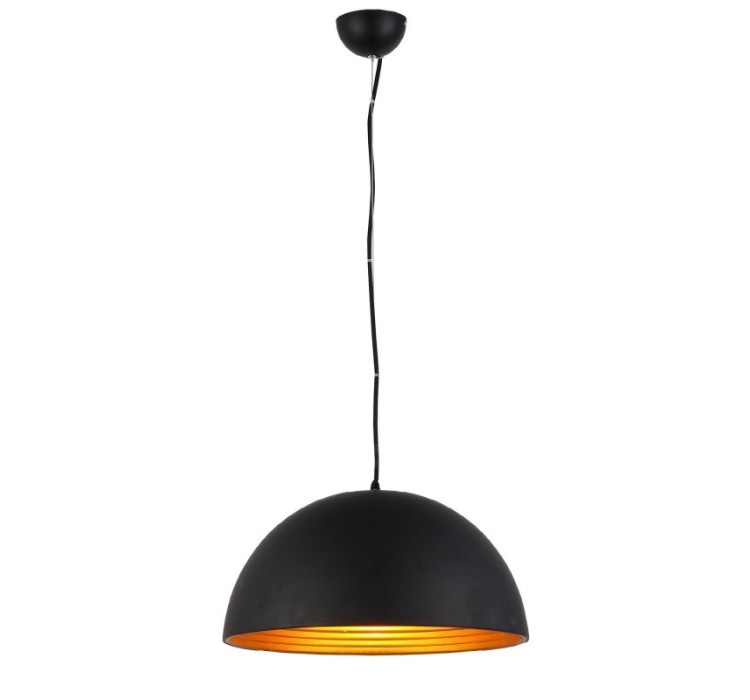 AZZARDO lampa wisząca MODENA 40 czarna    / złota