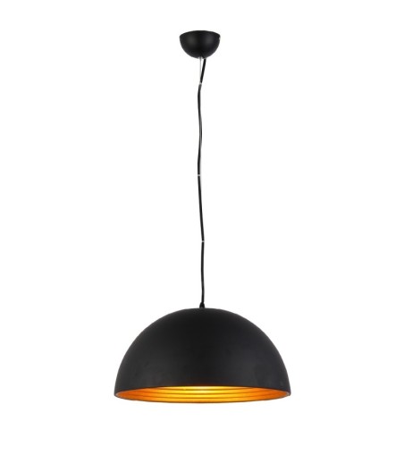 AZZARDO lampa wisząca MODENA 40 czarna    / złota