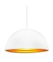 AZZARDO lampa wisząca MODENA 40 biała /   złota