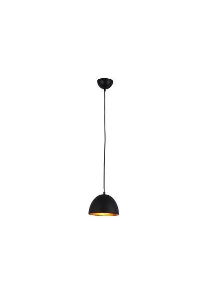 AZZARDO lampa wisząca MODENA 18 czarna    / złota