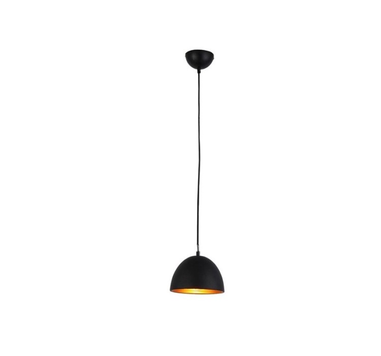 AZZARDO lampa wisząca MODENA 18 czarna    / złota