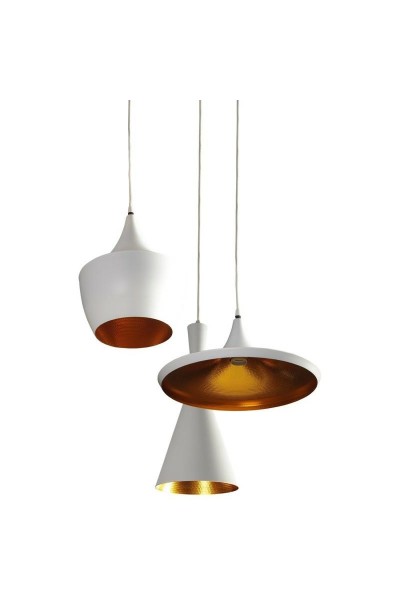 AZZARDO lampa wisząca MIX biała / złota