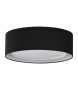 AZZARDO lampa sufitowa / plafon MILO      czarna