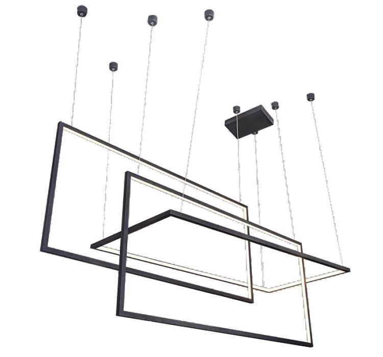 AZZARDO lampa wisząca METRIC czarna