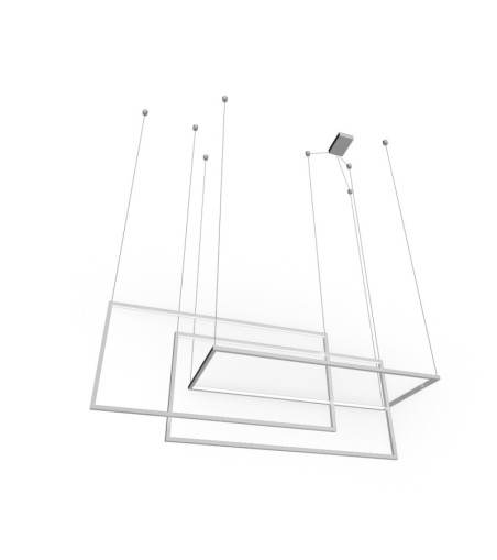 AZZARDO lampa wisząca METRIC biała