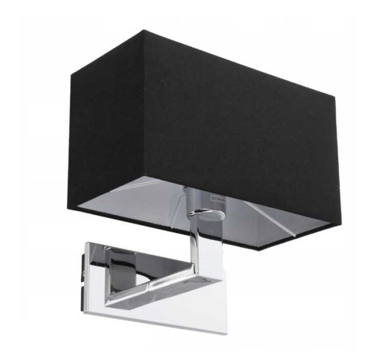 AZZARDO lampa ścienna MARTENS WALL        czarna