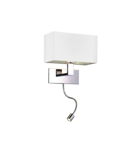 AZZARDO lampa ścienna MARTENS WALL LED    biała