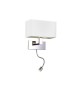 AZZARDO lampa ścienna MARTENS WALL LED    biała