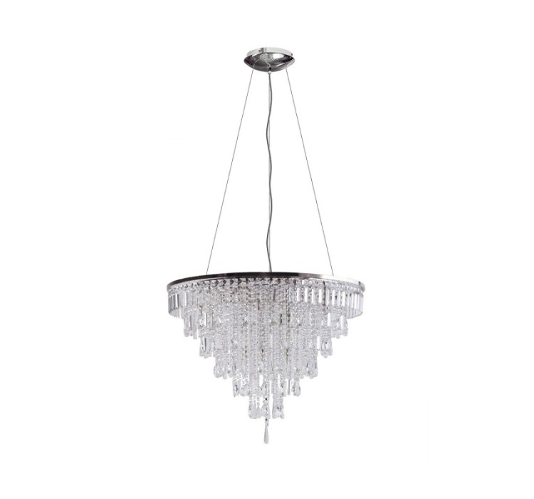 AZZARDO lampa wisząca KALABRIA XL         chromowana