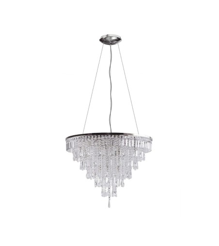 AZZARDO lampa wisząca KALABRIA XL         chromowana