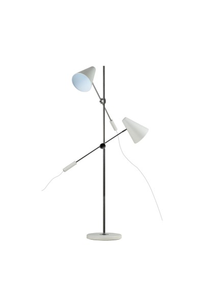 AZZARDO lampa podłogowa KAJA biała