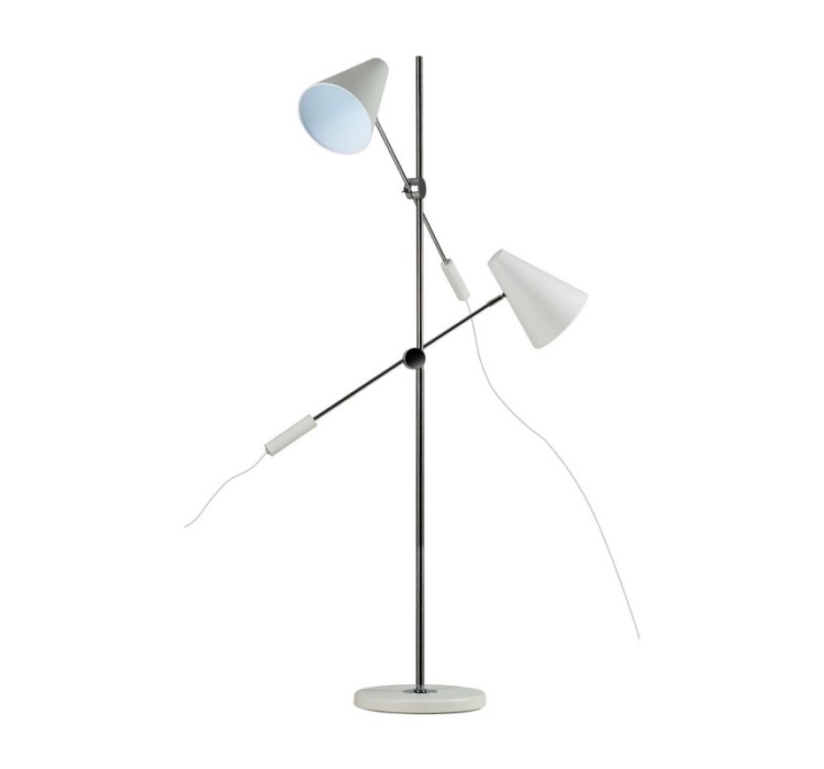 AZZARDO lampa podłogowa KAJA biała