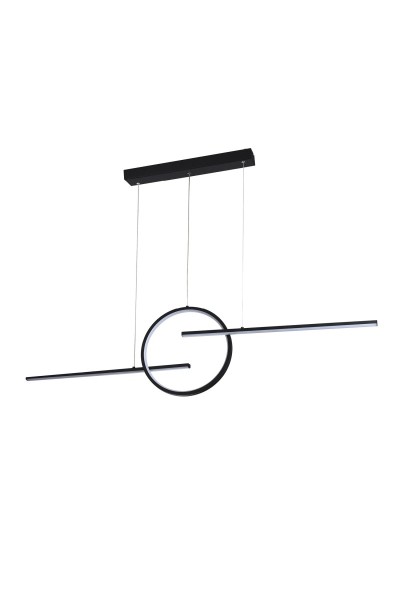 AZZARDO lampa wisząca LAUREN 3-STEP DIMM  czarna