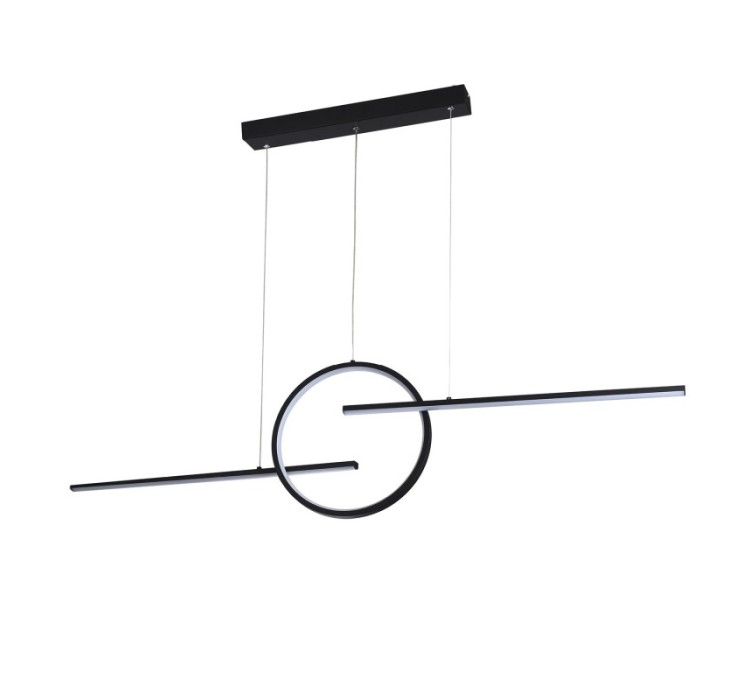 AZZARDO lampa wisząca LAUREN 3-STEP DIMM  czarna
