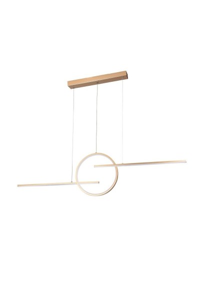 AZZARDO lampa wisząca LAUREN 3-STEP DIMM  złota