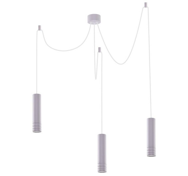 AZZARDO lampa wisząca LOCUS L PENDANT 3   biała
