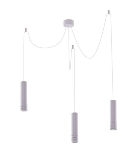 AZZARDO lampa wisząca LOCUS L PENDANT 3   biała