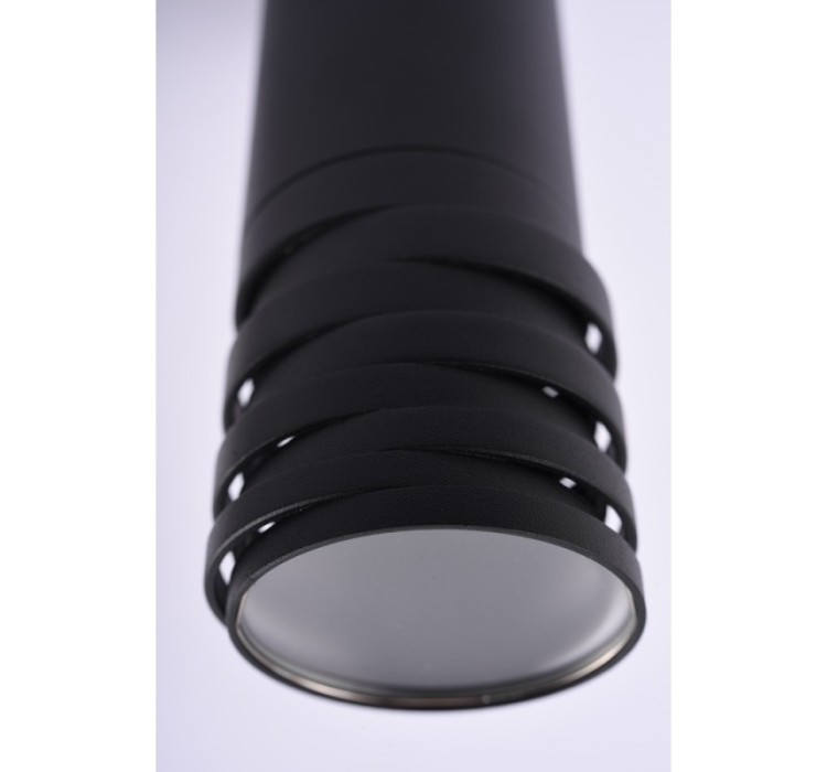 AZZARDO lampa sufitowa / plafon LOCUS     czarna