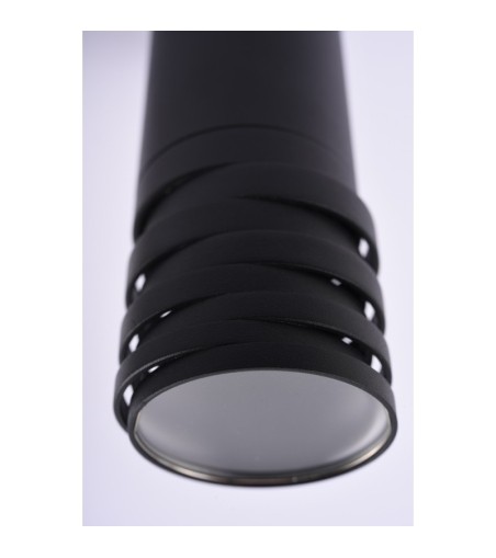 AZZARDO lampa sufitowa / plafon LOCUS     czarna