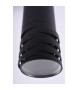 AZZARDO lampa sufitowa / plafon LOCUS     czarna