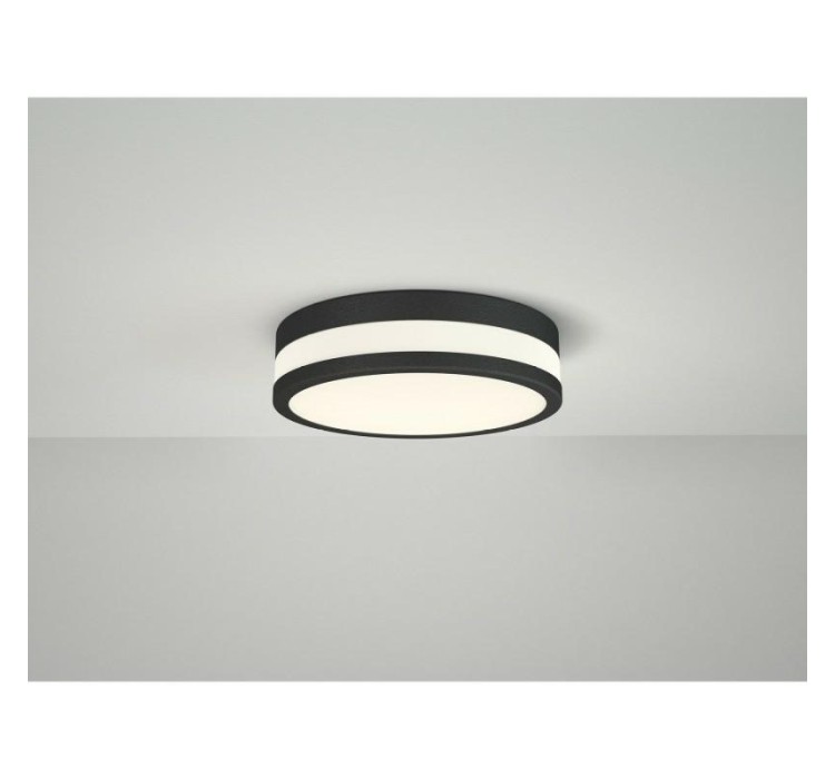 AZZARDO lampa sufitowa / plafon KARI 22   MATT czarna