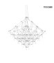MOOSEE lampa wisząca CONSTELATION 77 -    LED, stal szczotkowana