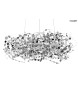 MOOSEE lampa wisząca MONETE 80 chrom