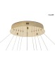 MOOSEE lampa wisząca RING SLIM L złota