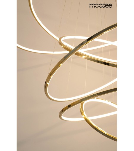 MOOSEE lampa wisząca RING SLIM L złota
