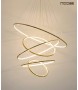 MOOSEE lampa wisząca RING SLIM L złota