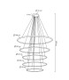 MOOSEE lampa wisząca RING SLIM L złota