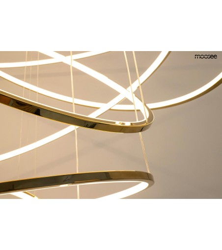 MOOSEE lampa wisząca RING SLIM XL złota