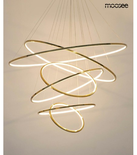 MOOSEE lampa wisząca RING SLIM XL złota