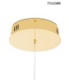 MOOSEE lampa wisząca JAZZ 6 złota