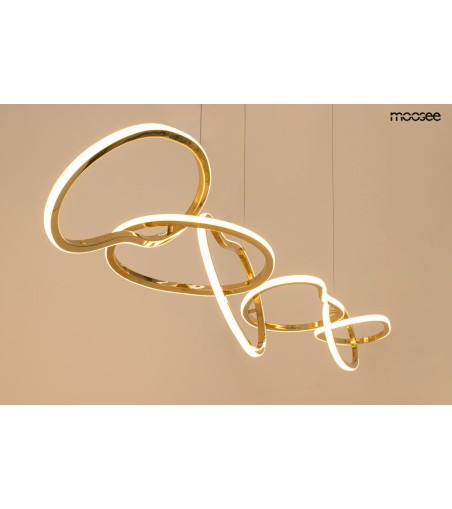 MOOSEE lampa wisząca JAZZ 6 złota