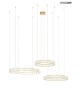 MOOSEE lampa wisząca LIBERTY 3B złota
