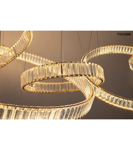 MOOSEE lampa wisząca LIBERTY LINE 8 złota