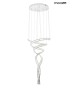MOOSEE lampa wisząca WAVE CORDON 2B chrom