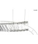MOOSEE lampa wisząca WAVE CORDON 2B chrom