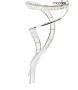 MOOSEE lampa wisząca WAVE CORDON 2B chrom