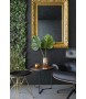 Fotel LOUNGE czarny / róża - skóra naturalna