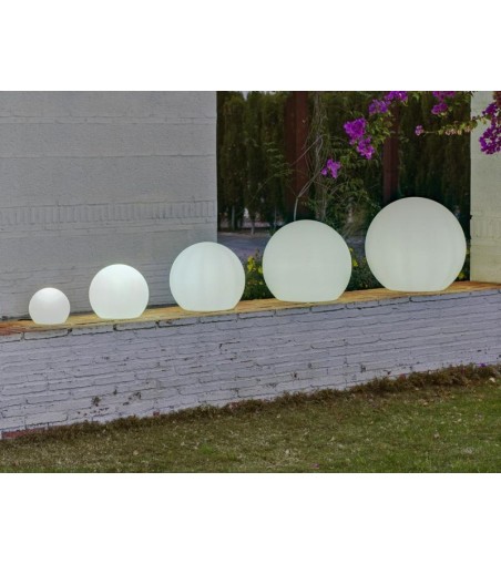 NEW GARDEN lampa ogrodowa BULY 20 SOLAR & BATTERY biała
